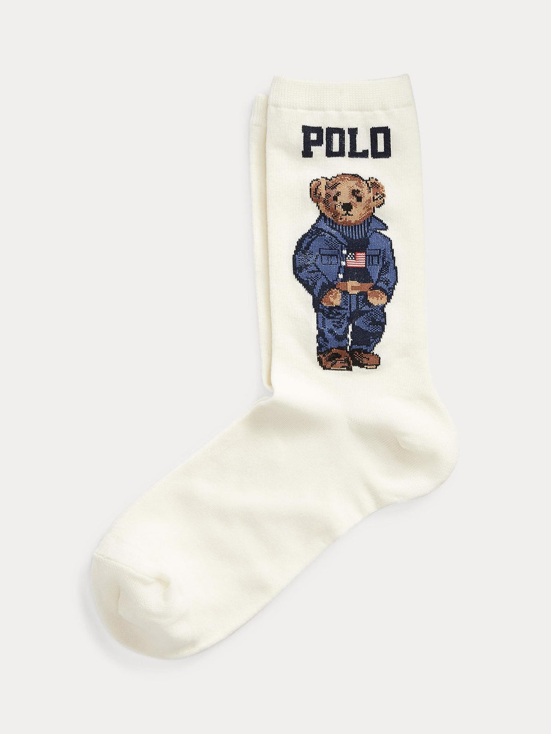 Polo bear crew socks