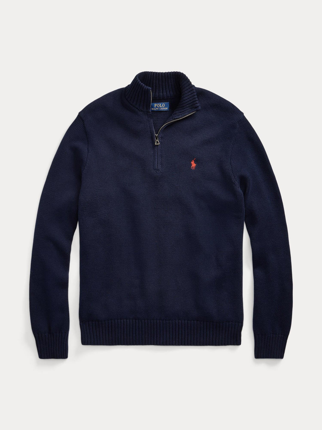 Cotton quarter zip