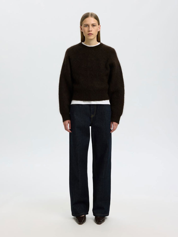 Slwmira Ls Knit Short O-Neck Noos