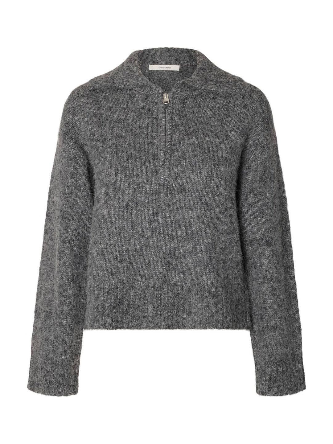 Slwanjuli Ls Knit Half Zip