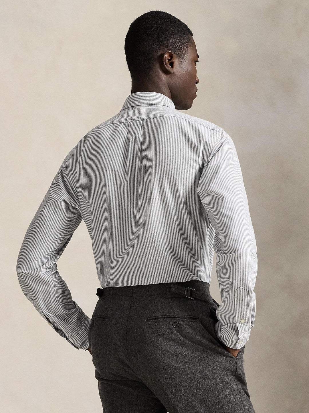 Custom Fit Striped Oxford Shirt