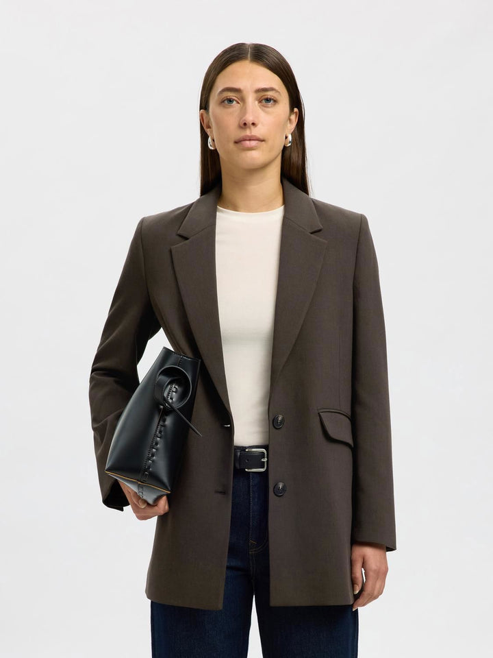 Slwrita Ls Relaxed Blazer Mel