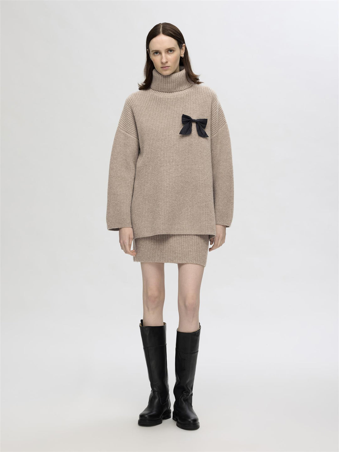 SLFMARY KNIT ROLL NECK