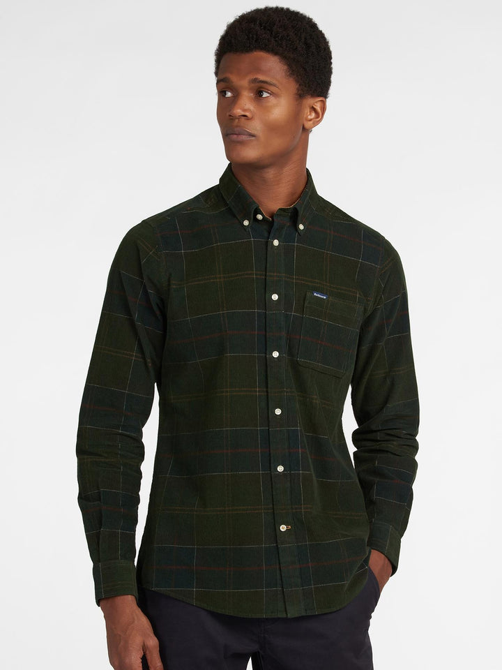 Blair Tailored Tartan Cord Shirt
