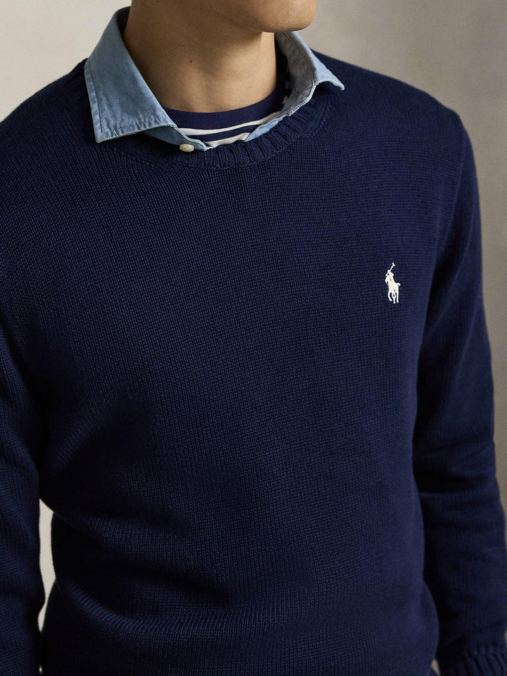 Cotton crewneck sweater