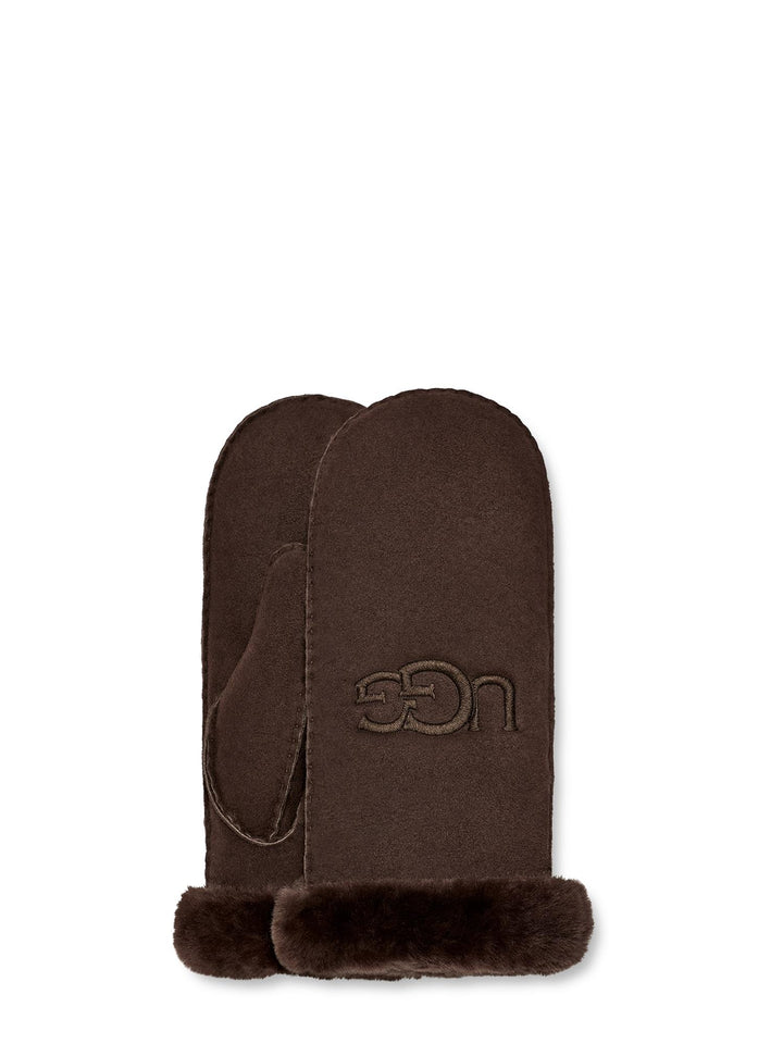 W shearling mitten