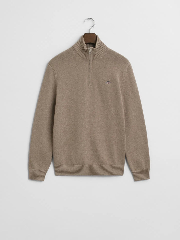 Casual Cotton Half Zip