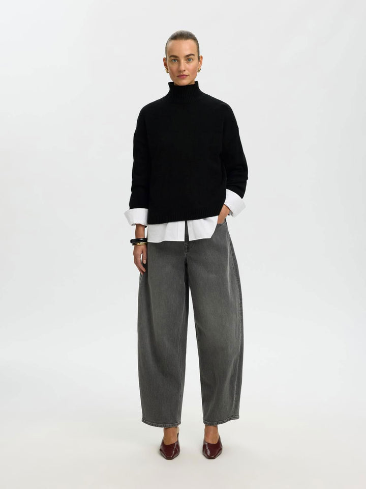 Slwcille Cashmere Blend High Neck Noos