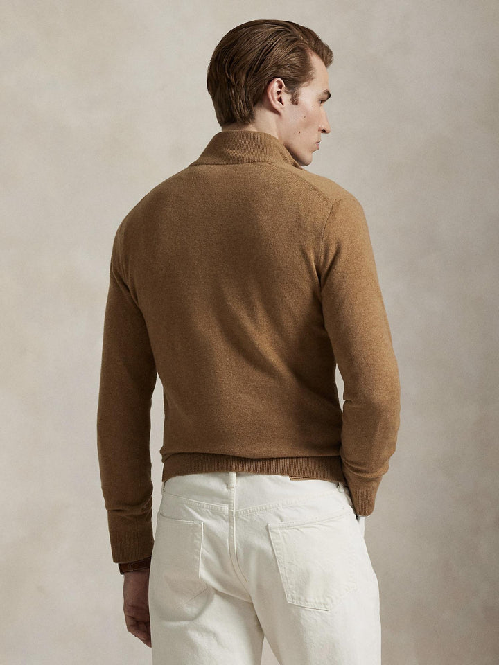 Wool quarter zip