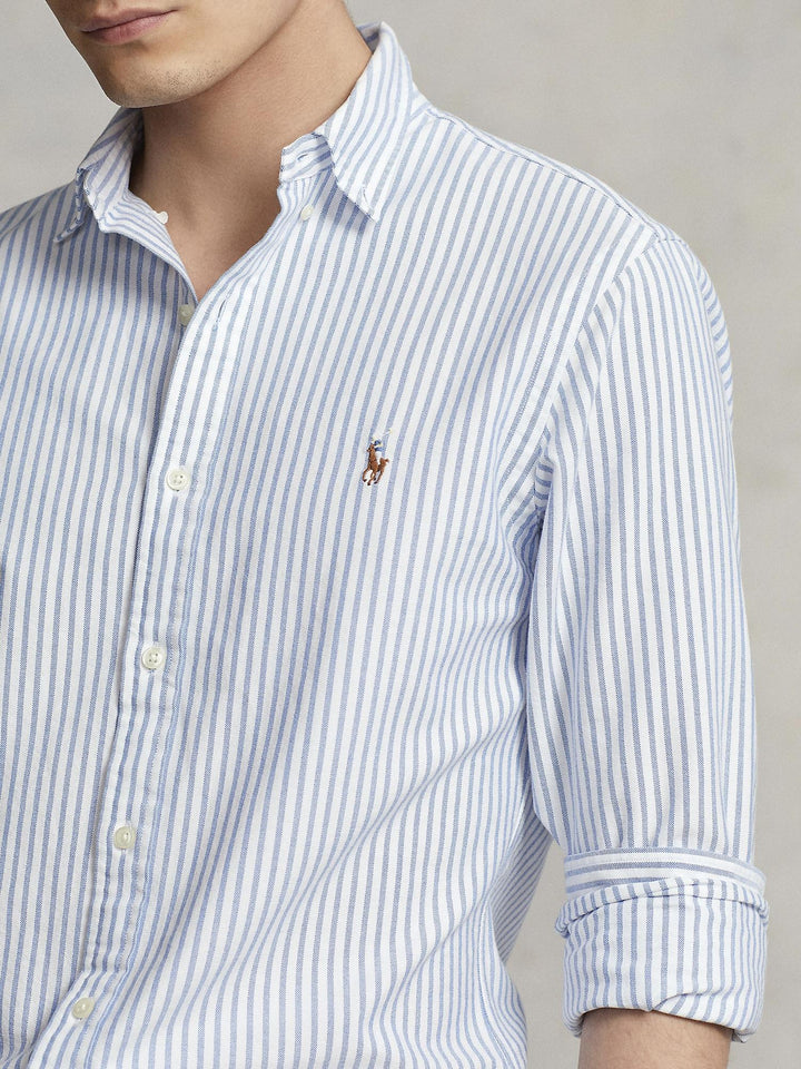 Slim Fit Striped Oxford Shirt