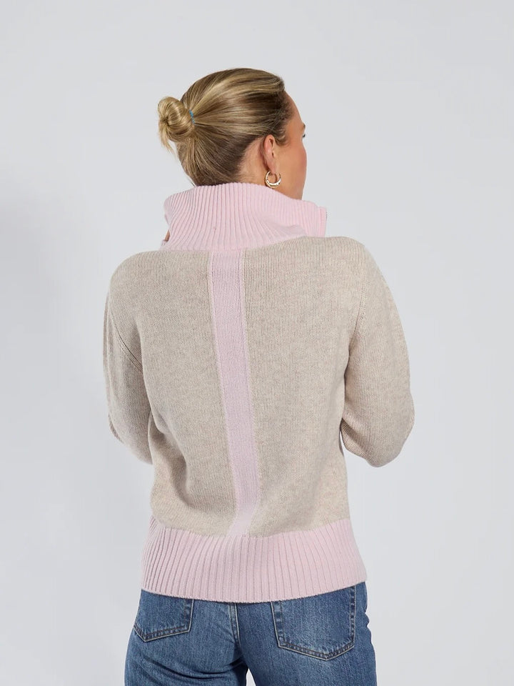 Contrast Cardigan