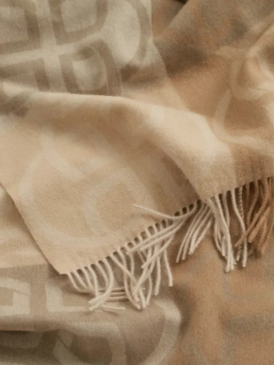 Monogram Wool Scarf