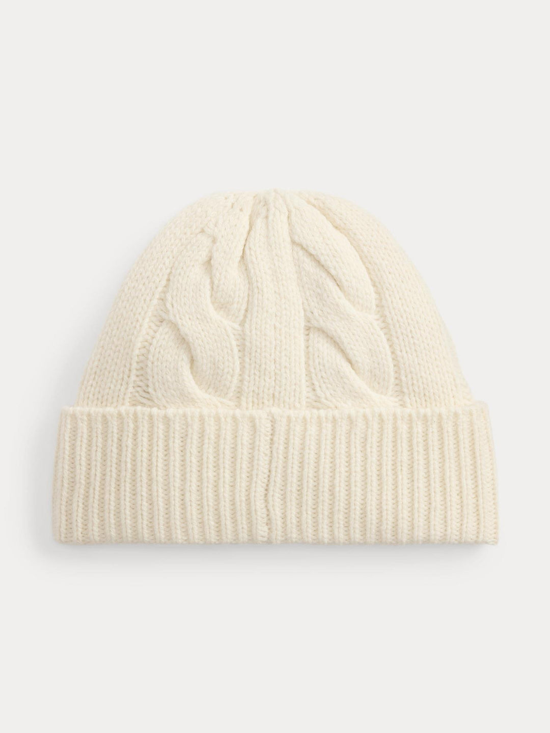 Polo bear cable wool beanie