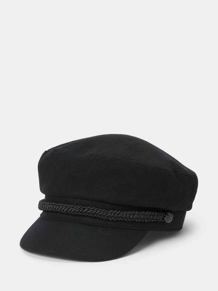 Wool blend fisherman cap