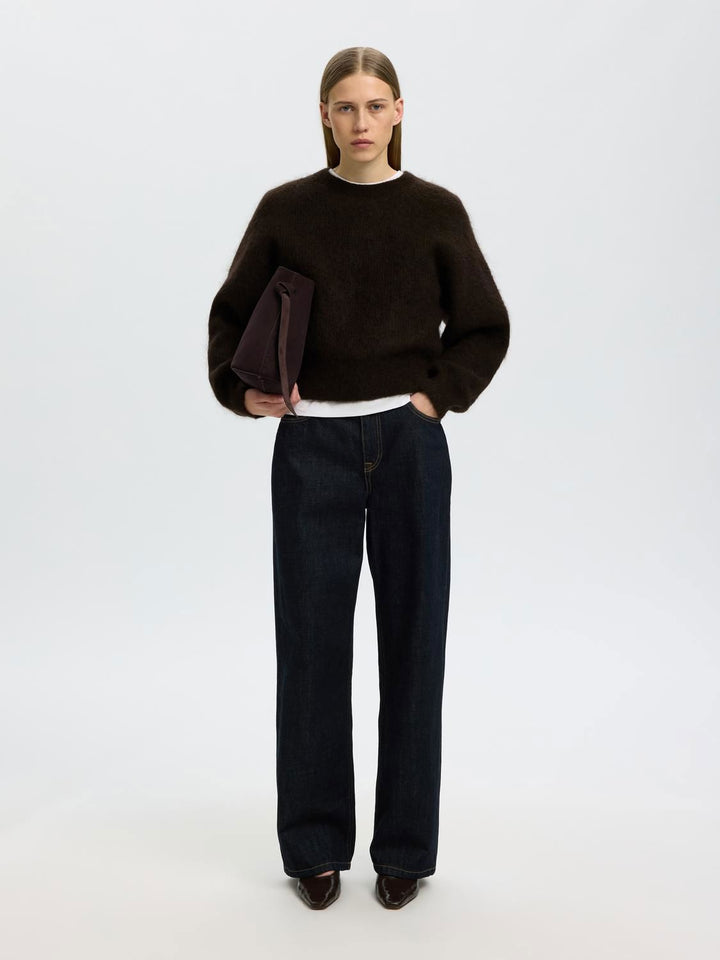 Slwmira Ls Knit Short O-Neck Noos
