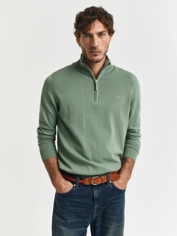 Classic Cotton Half Zip