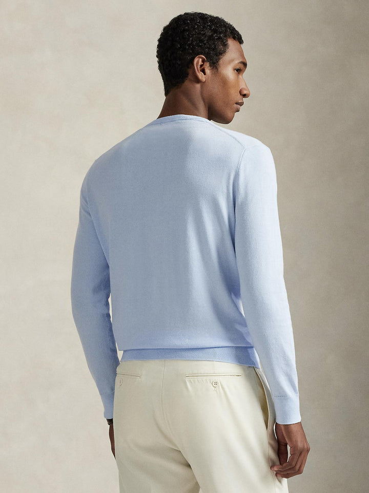 Textured cotton sweater