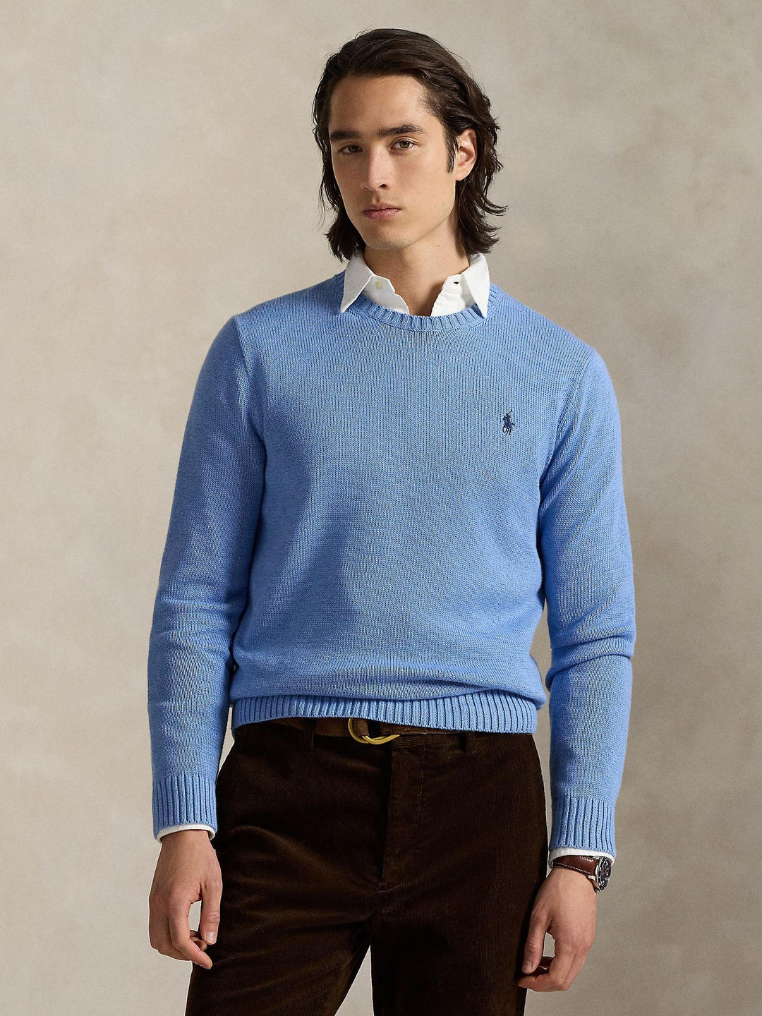 Cotton crewneck sweater