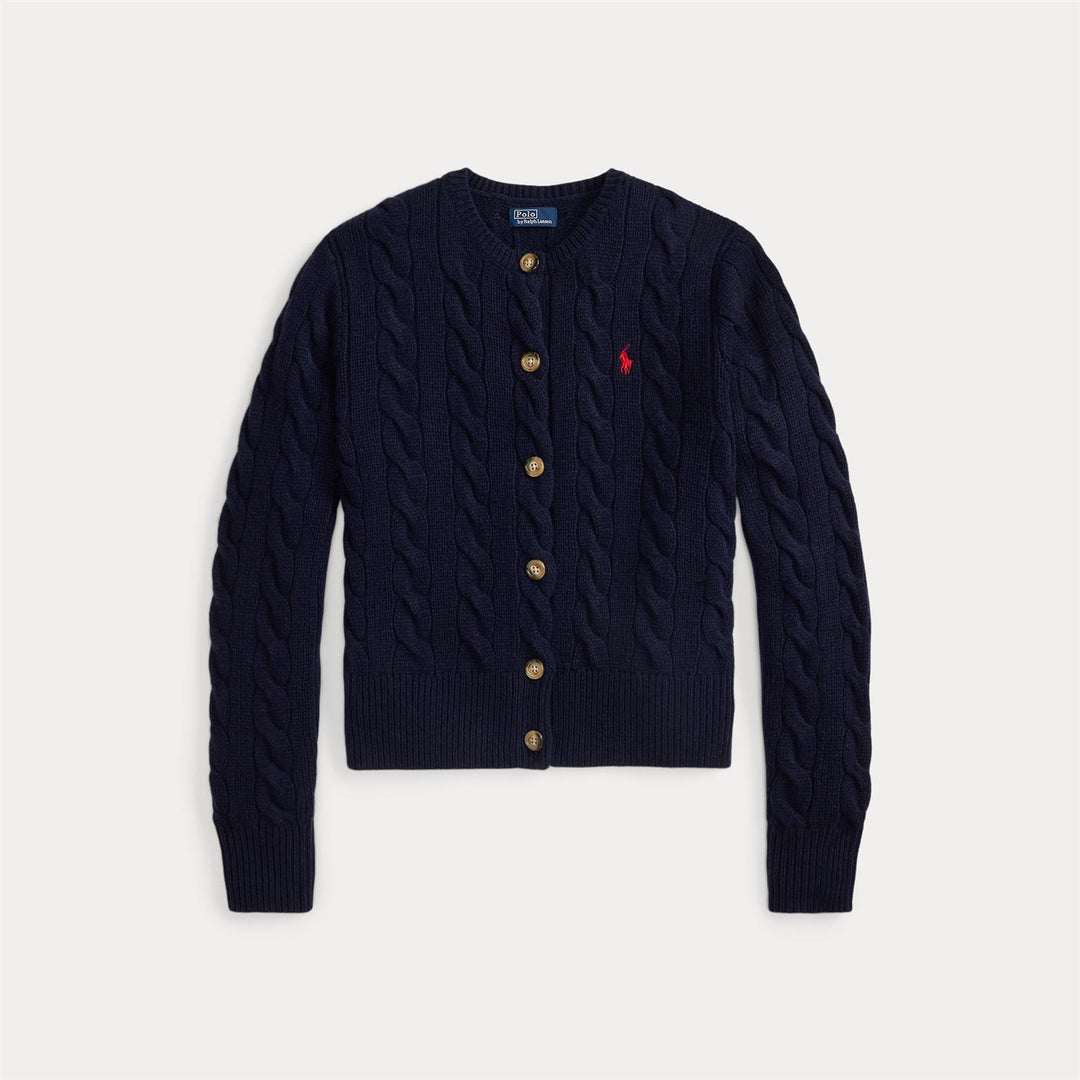 Cable Wool Casmere Cardigan