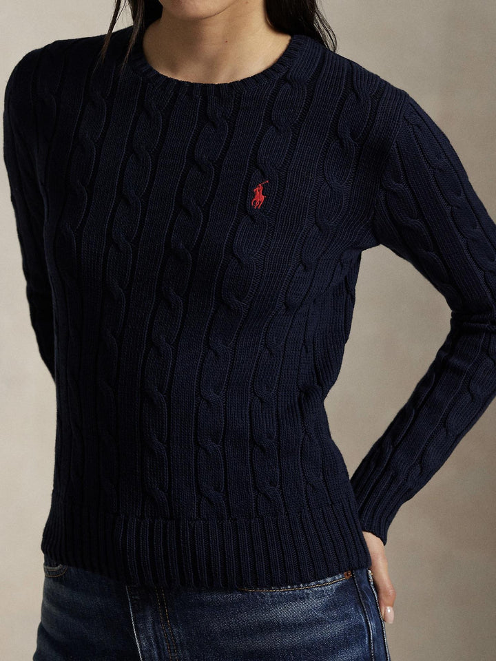 Cable Knit Cotton Sweater