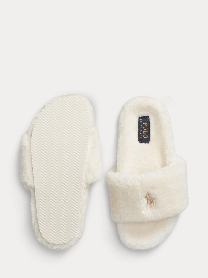 Faux shearling slipper