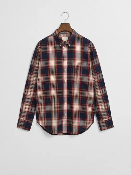 Checked flannel shirt