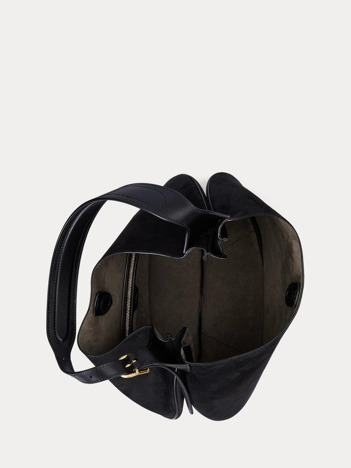 POLO ID SUEDE LARGE SHOULDER BAG