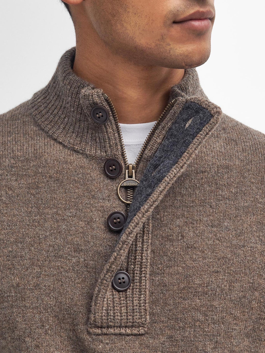 Essential elbow patch jumper