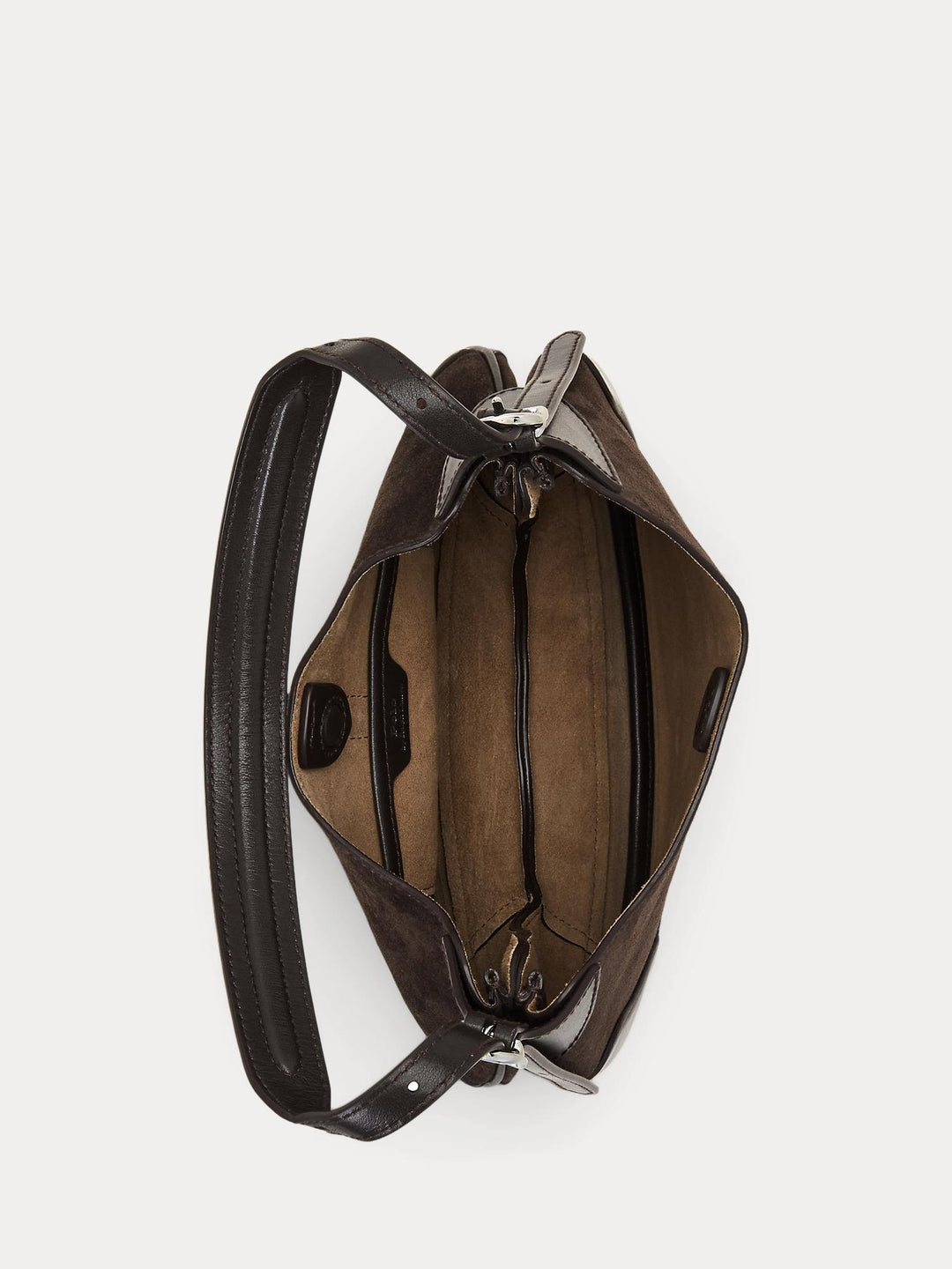 Polo Suede Leather Small Shoulder Bag