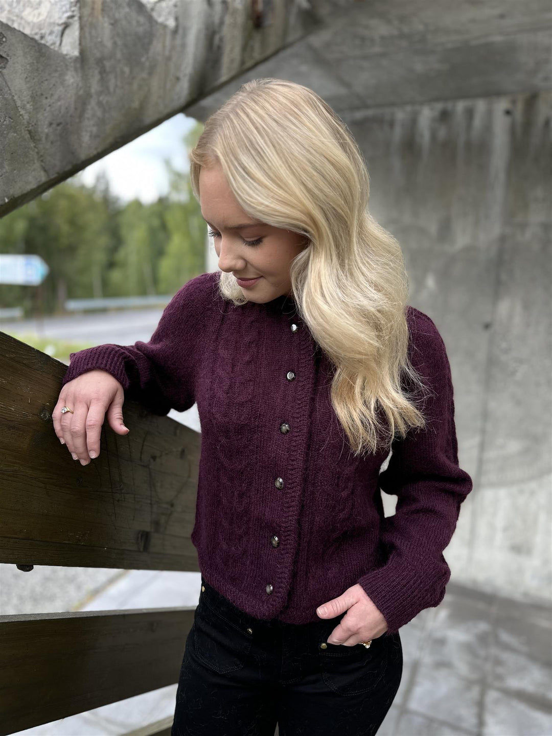 Edge cardigan