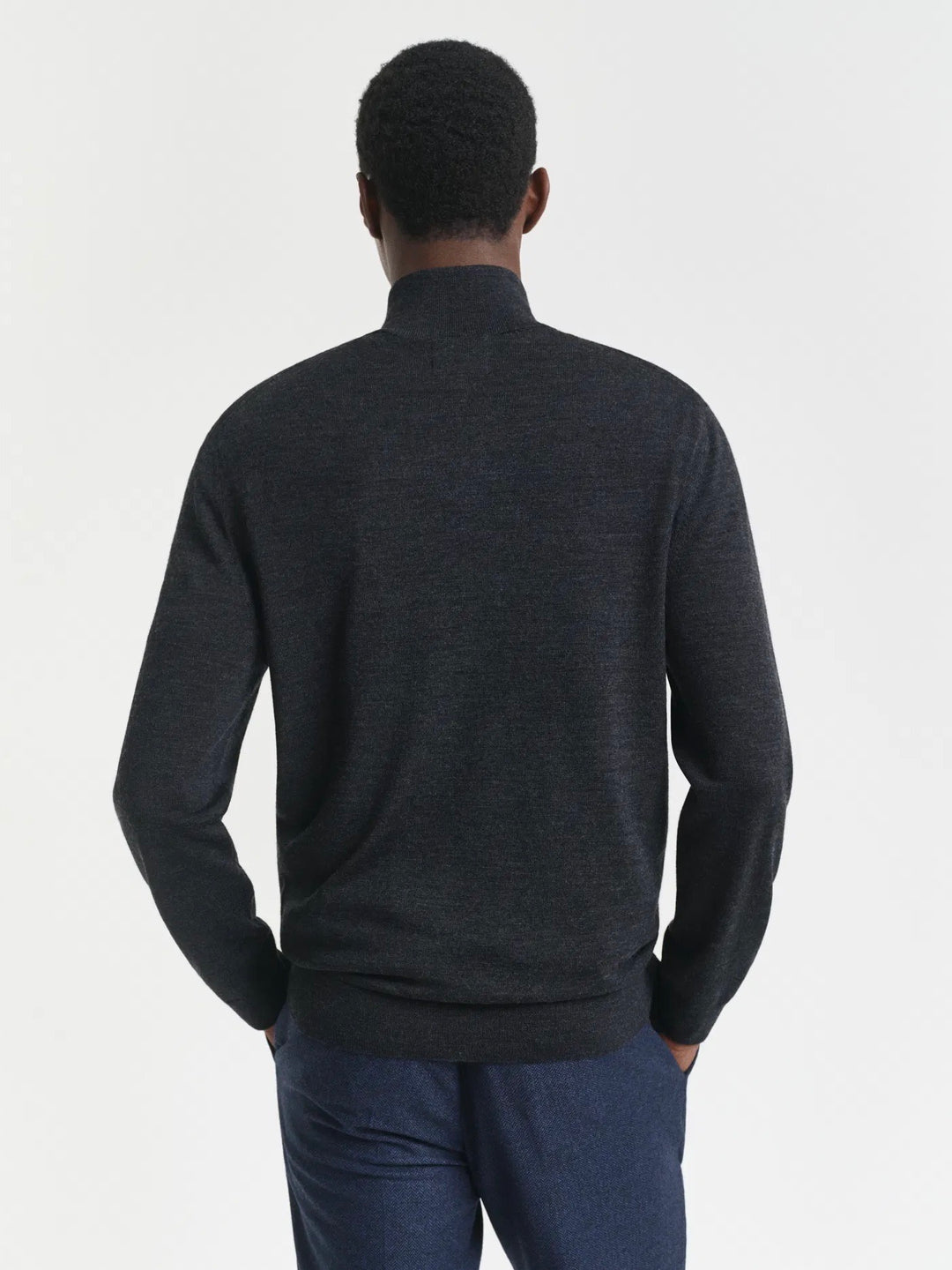 Extrafine Merino Wool Half Zip