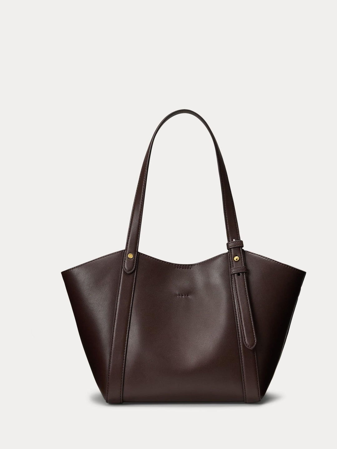 Leather small tote bag