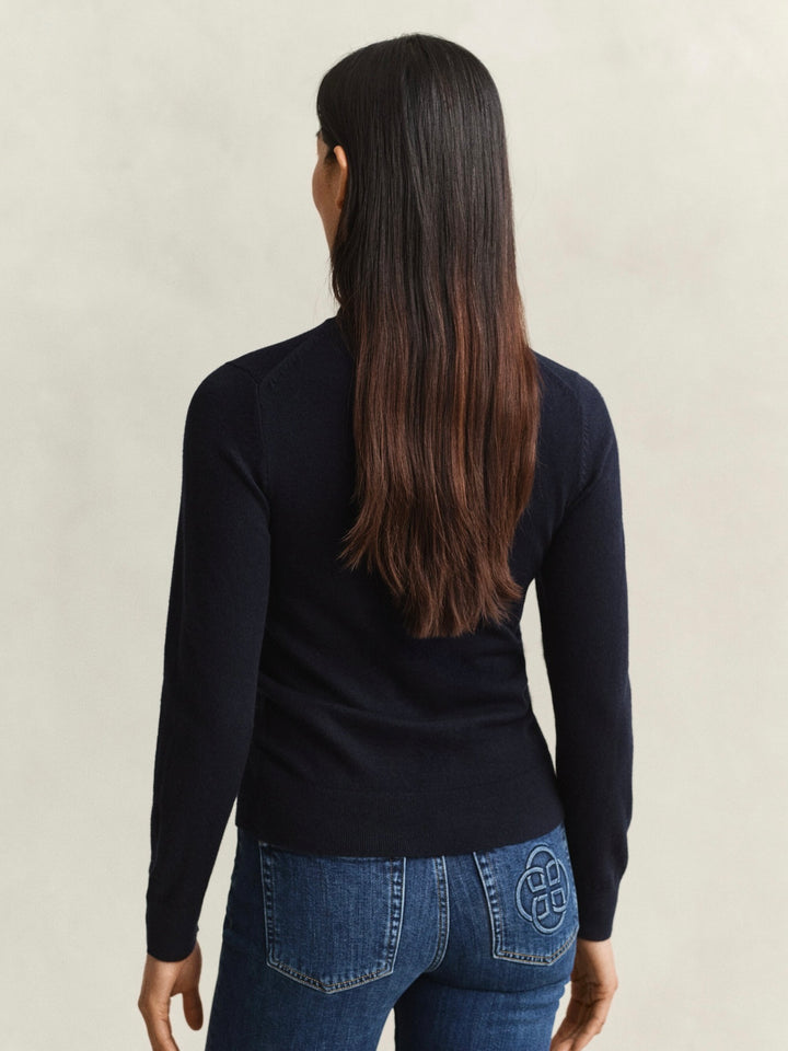 Wool Cotton Turtleneck