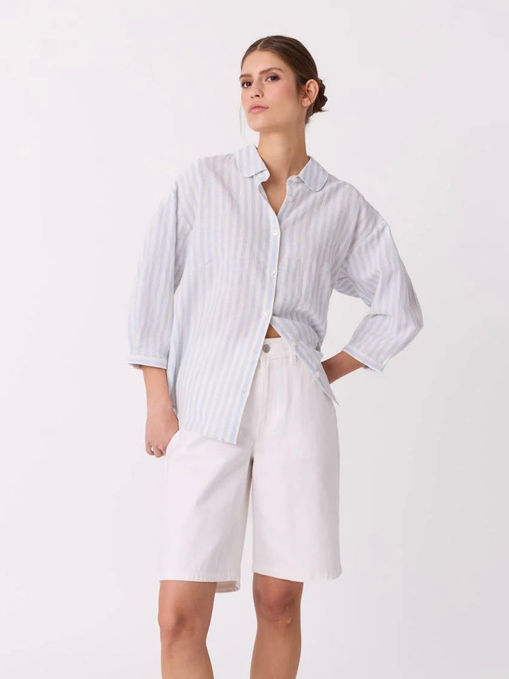 Brith Stripet Bluse