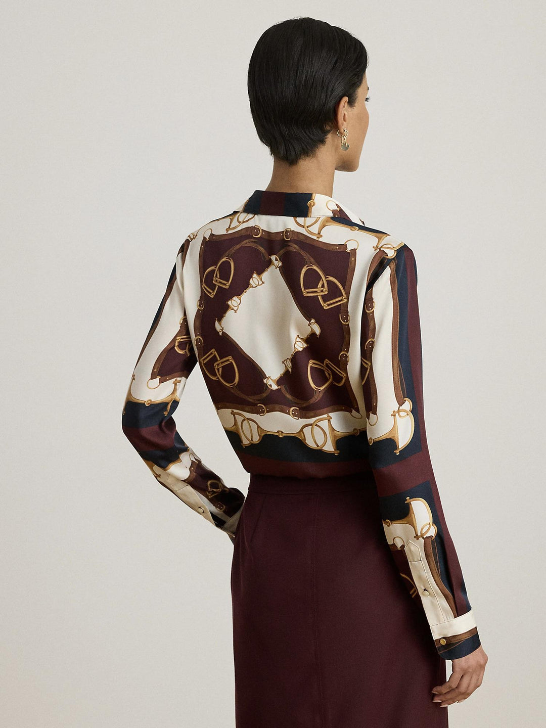 Classic fit equestrian shirt