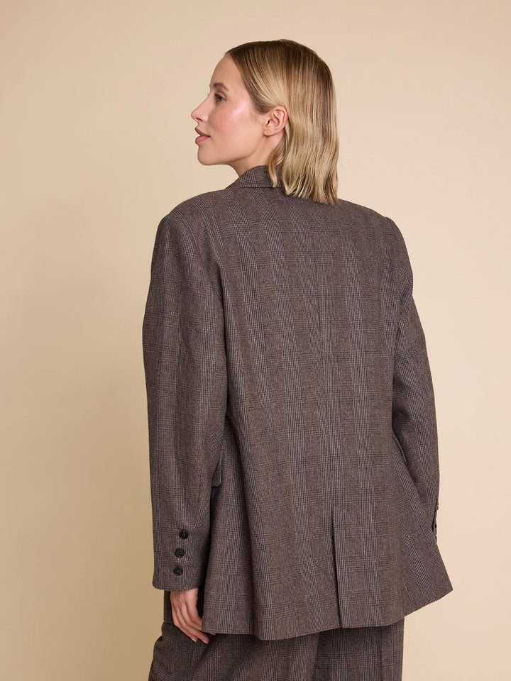 The kid wool check blazer