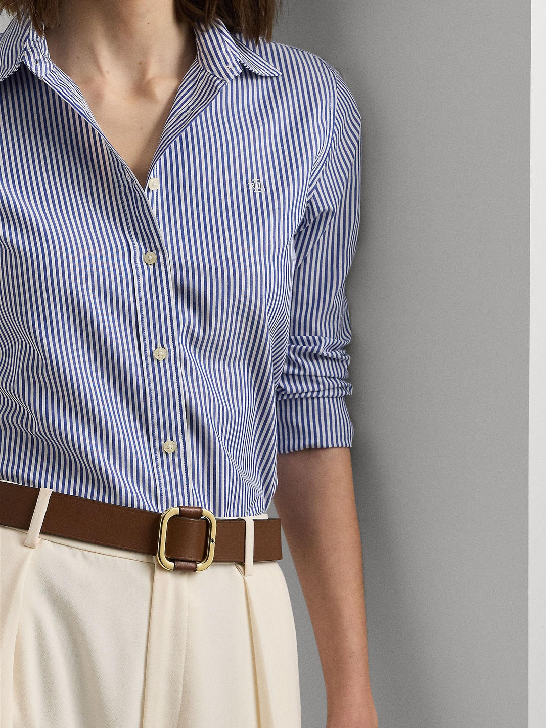 Striped Easy Cotton Shirt