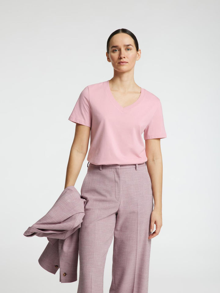 Slwessential Ss V-Neck Tee Noos