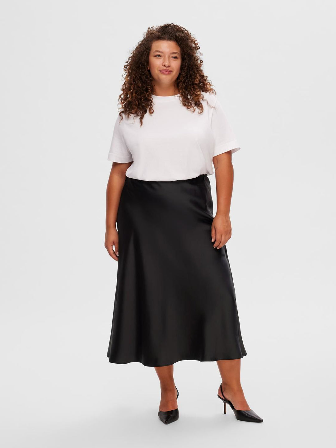 Slwlena Hw Midi Skirt