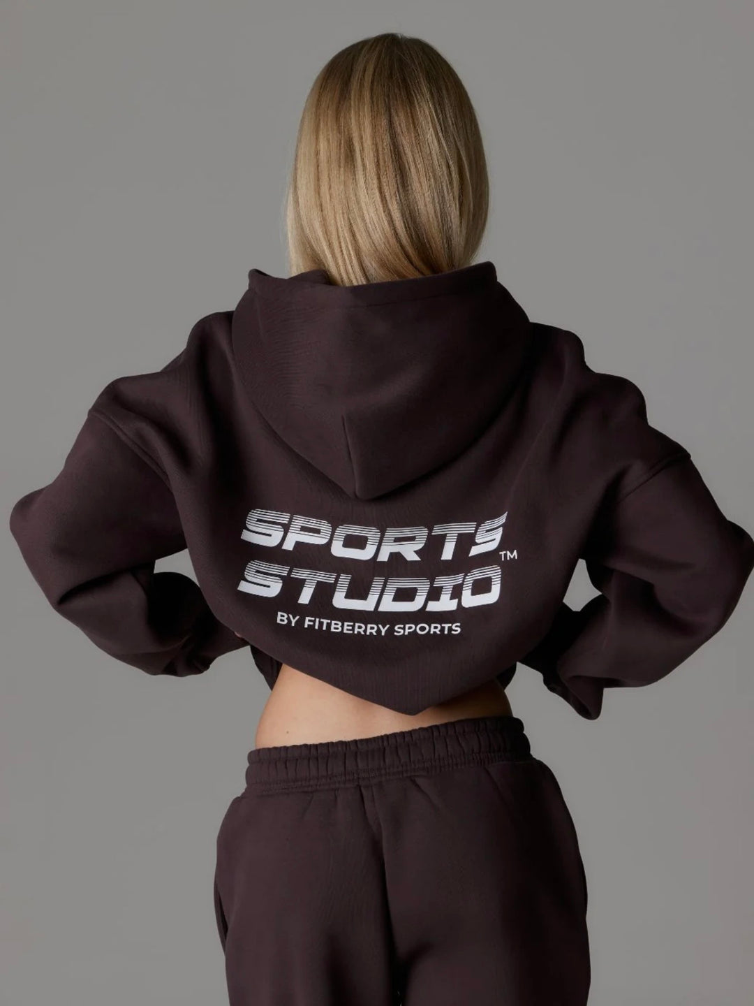Sports studio oversized zip hoodie