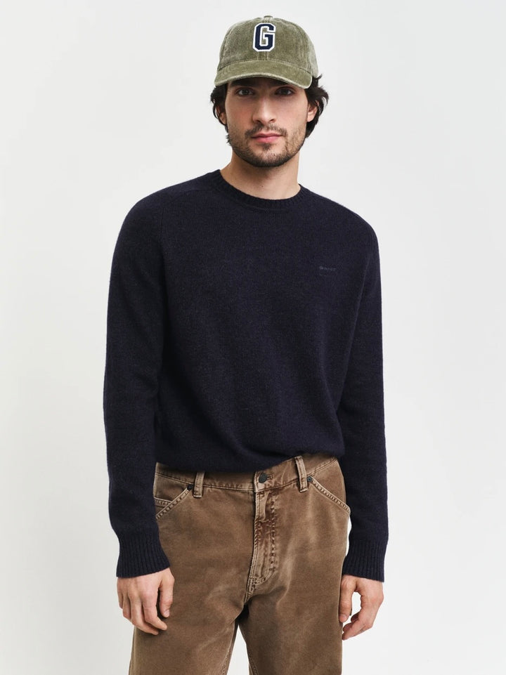 Wool Blend C-Neck