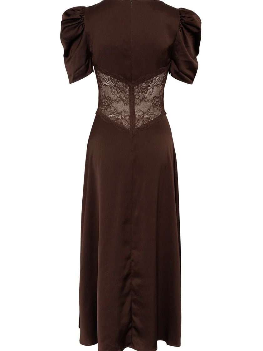 Francis lace midi dress