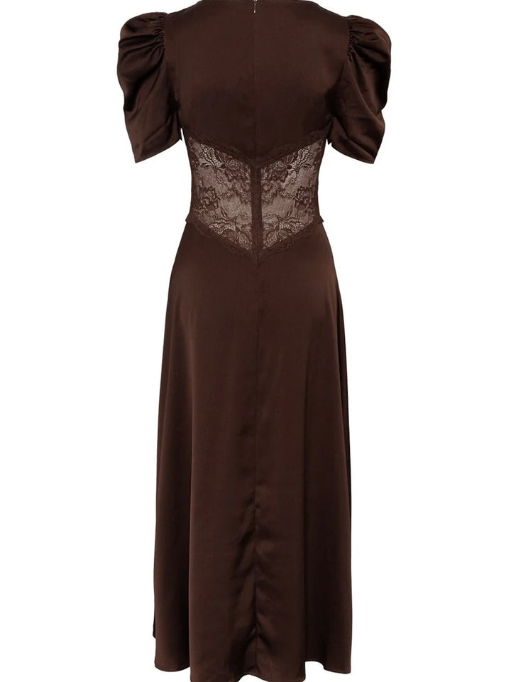 Francis lace midi dress