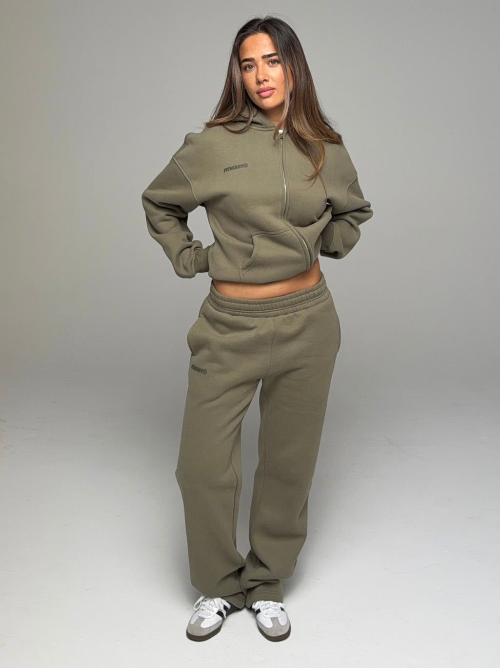 Signature Oversized Zip Hoodie