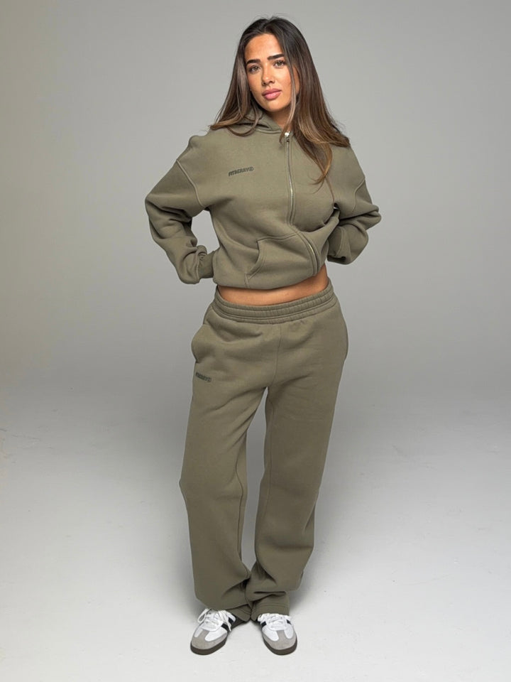 Signature Oversized Zip Hoodie