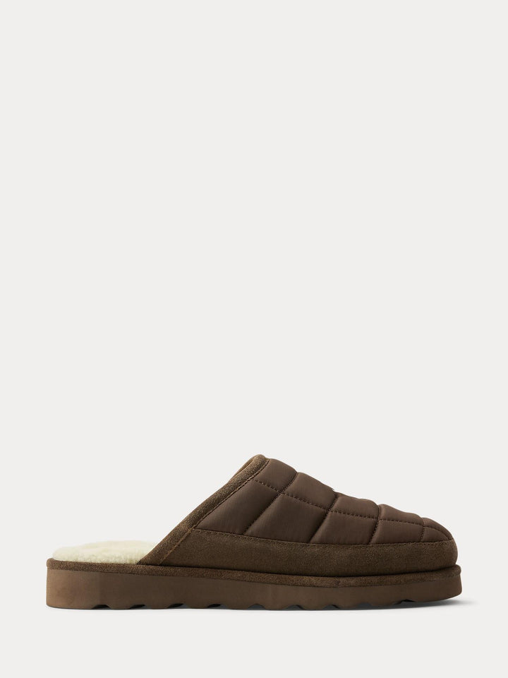 Reade Suede Trim Quilted Slipper
