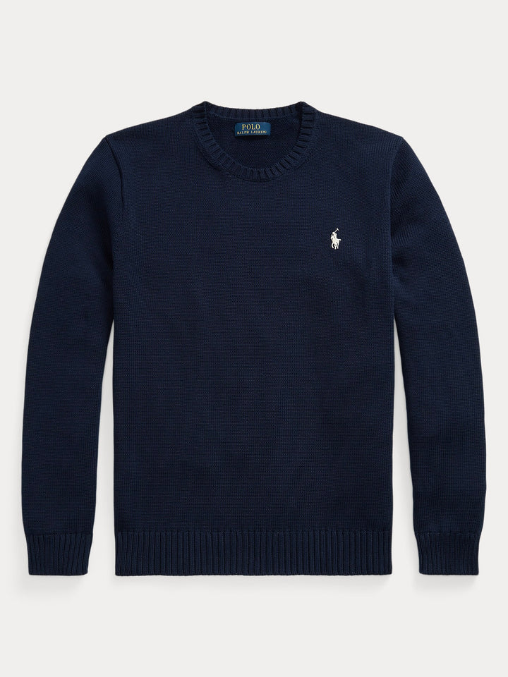 Cotton crewneck sweater