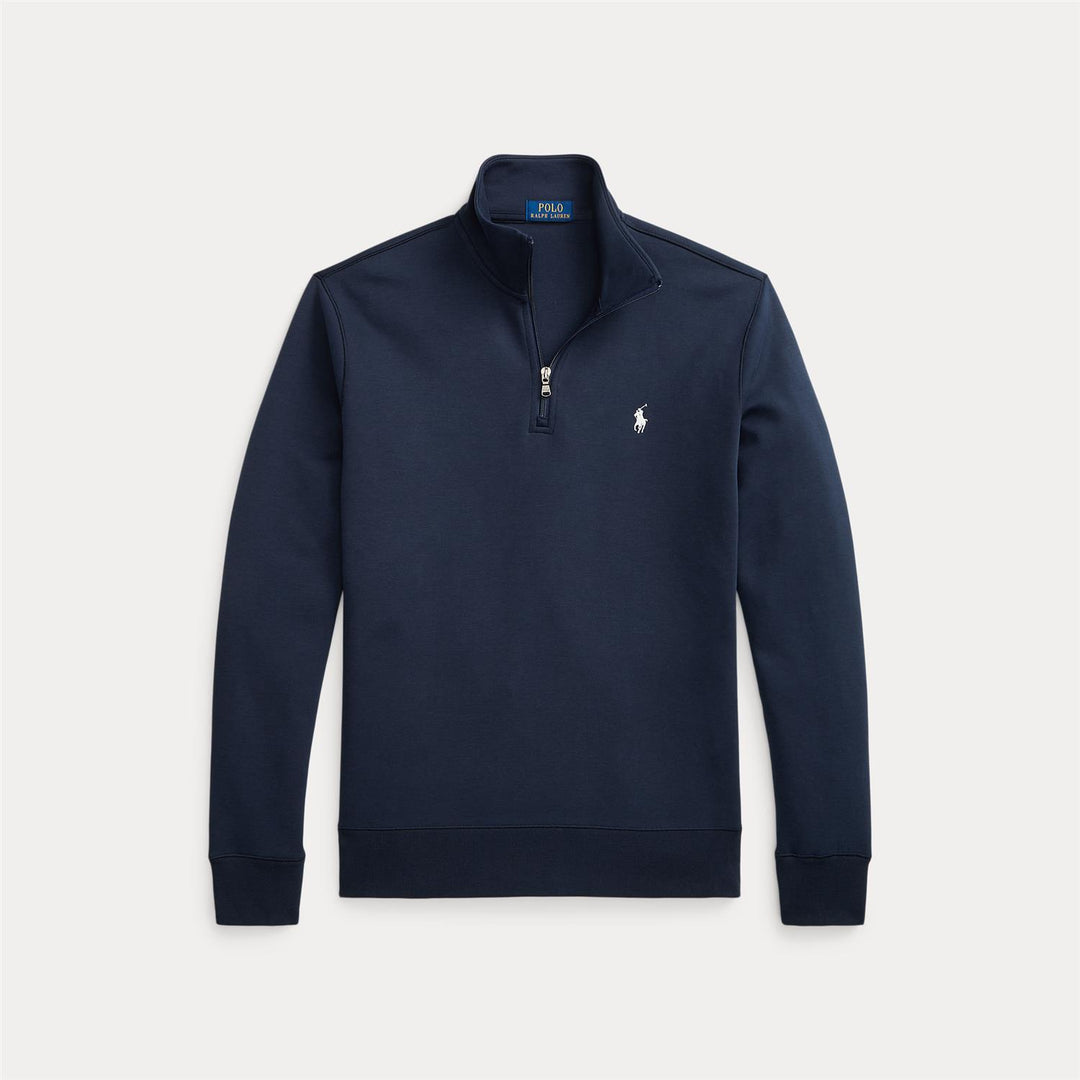 Double knit quarter zip