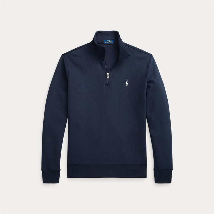 Double knit quarter zip