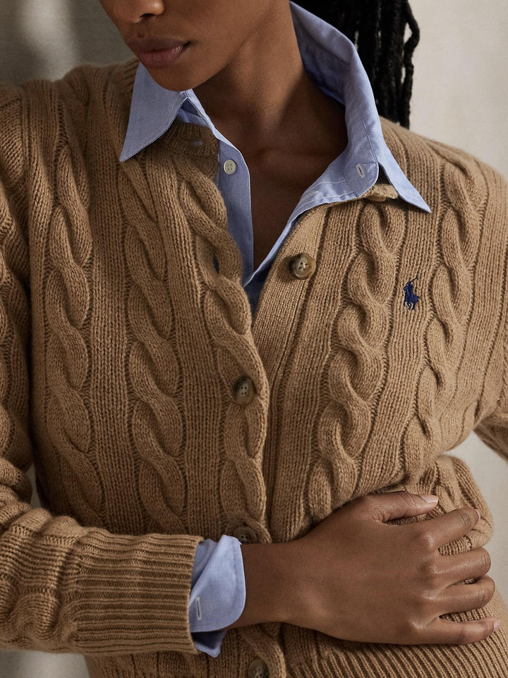 Wool cashmere cardigan